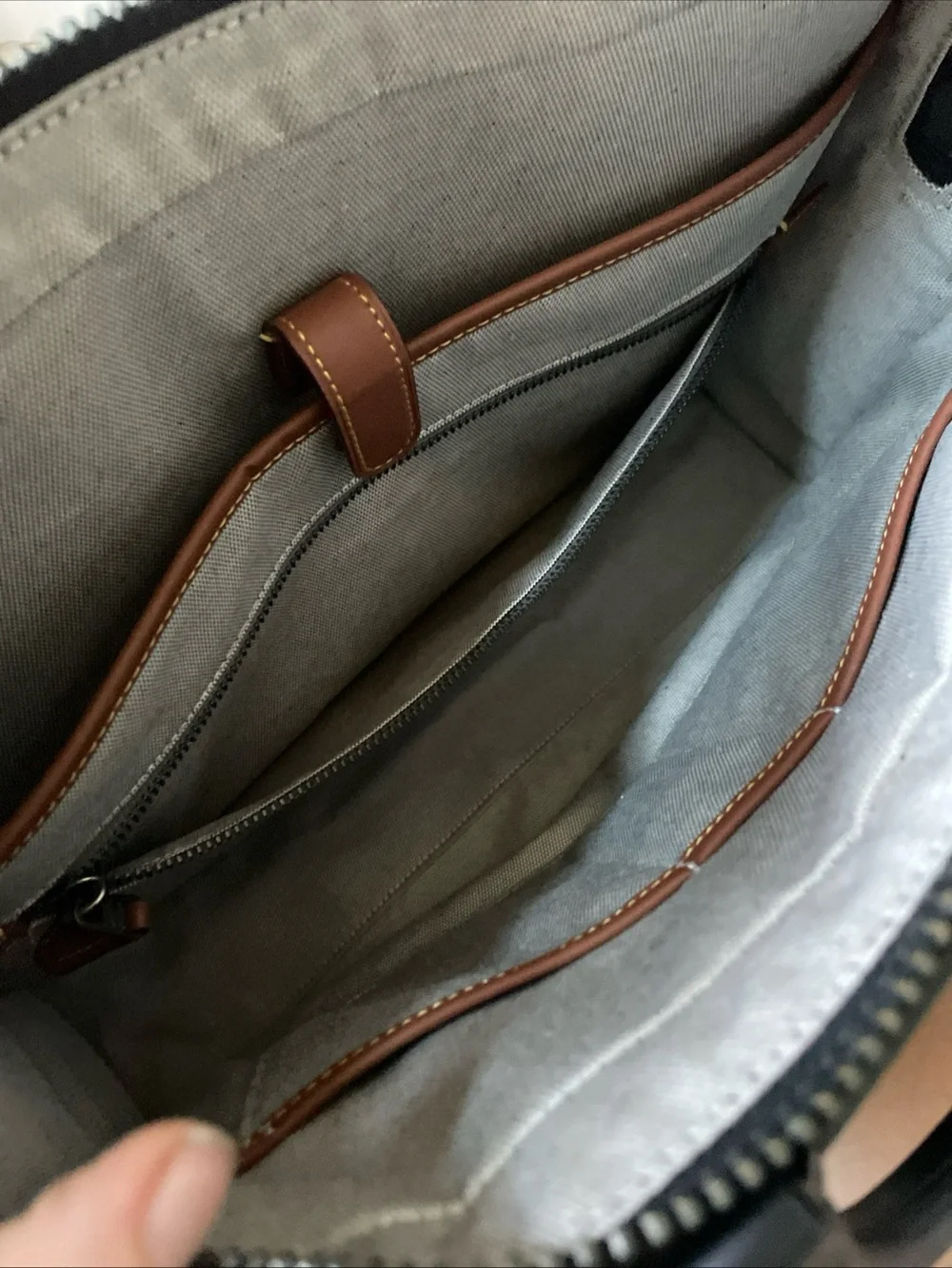 COACH Rogue Briefcase Handbag Regenerative Leather CD789 Large  Auth